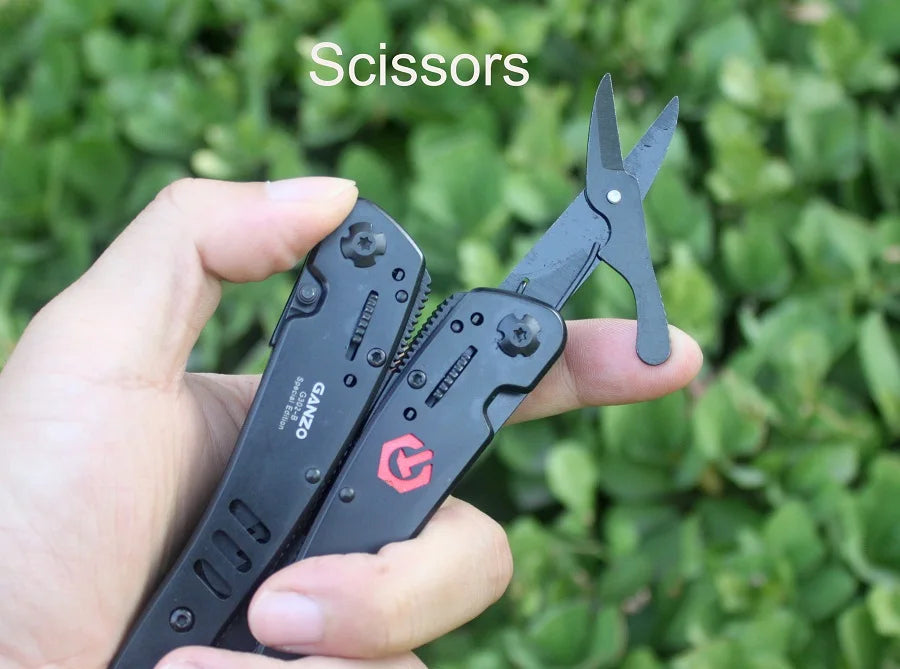 Ganzo Knife G302B Multi Tool Plier Bits EDC Survival Multitools Pliers 26 in 1 Outdoor Multifunction folding knives  Camping