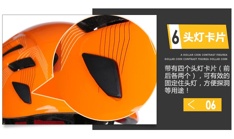 New High Strength Durable Adjustable Colorful Helmet PC+EPS Resistance Professional For Rock Climbing Mountaineering