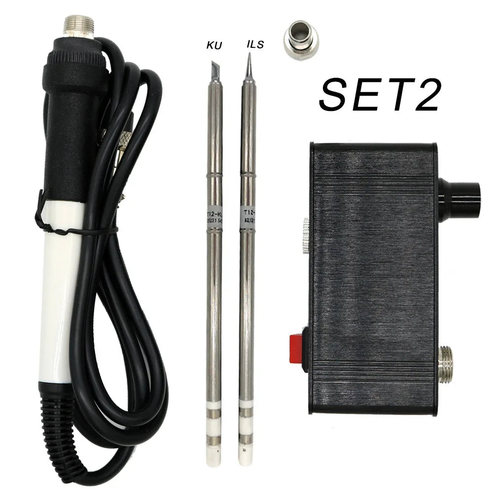 T12-942 OLED MINI soldering station Digital electronic welding iron DC Version Portable without power supply QUICKO