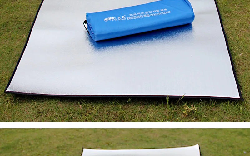 Aluminum Foil Moisture-proof Pad Outdoor Camping Waterproof Tent Footprint Portable Picnic Mat Lightweight HIking Sleeping Pad