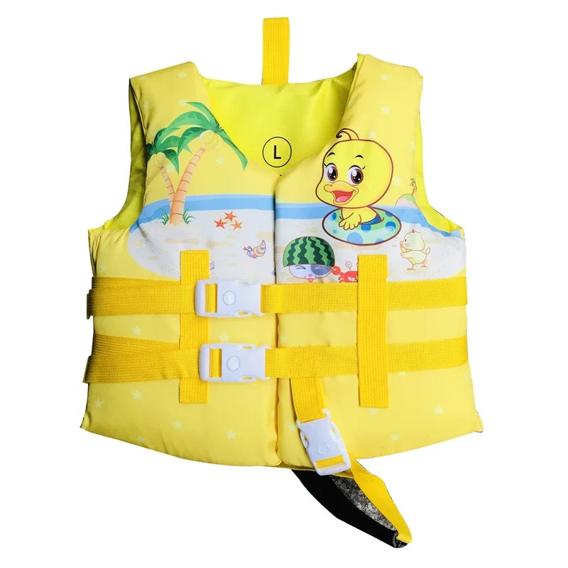 2021 Kids Life Vest Floating Girls Jacket Boy Swimsuit Sunscreen Floating Power Swimming Pool Accessories for Drifting Boating