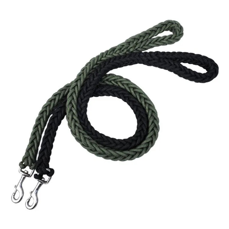 Nylon Dog Harness Leash For Medium Large Dogs Leads Pet Training Running Walking Safety Mountain Climb Dog Leashes Ropes supply