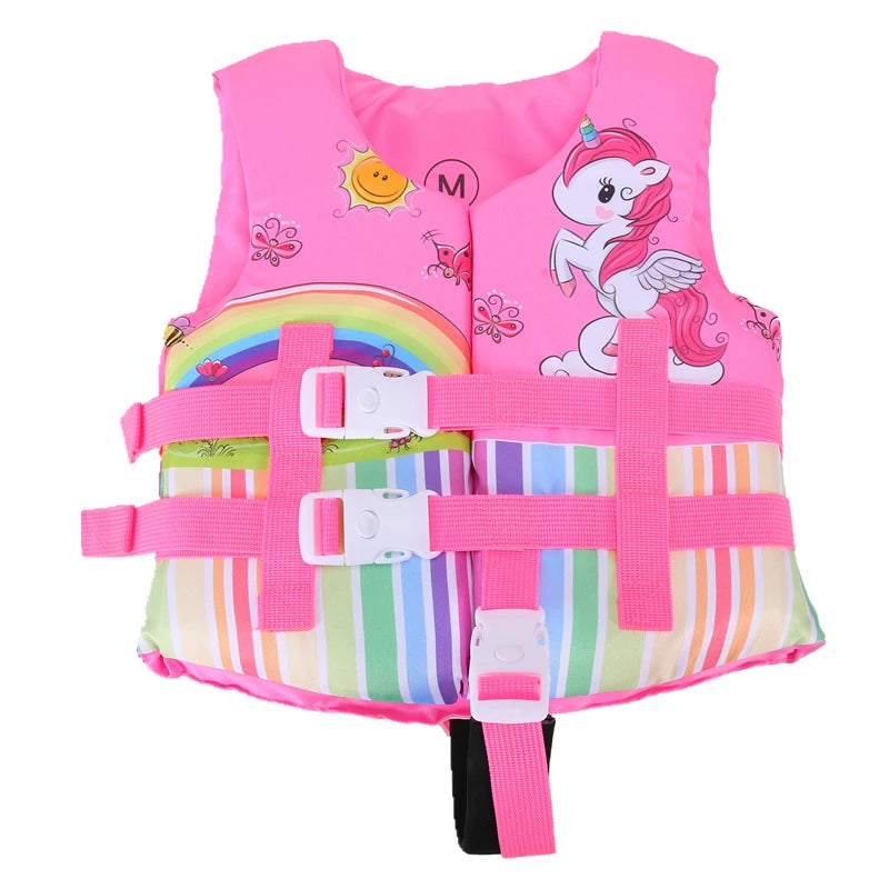 2021 Kids Life Vest Floating Girls Jacket Boy Swimsuit Sunscreen Floating Power Swimming Pool Accessories for Drifting Boating