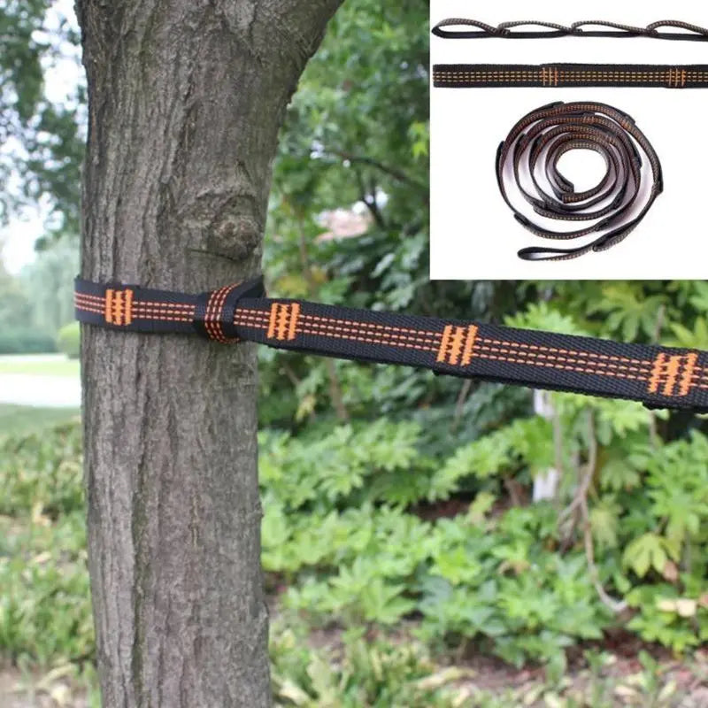 Adjustable Tree Hanging Hammock Straps Climbing Rope Aerial Yoga Hammock Belt #710