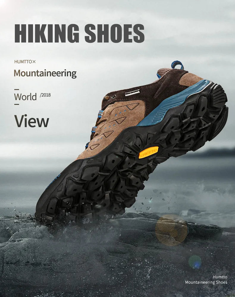 Non-slip Wear Resistant Outdoor Hiking Shoes Breathable Splashproof Climbing Men Sneaker Trekking Hunting Tourism Mountain Shoes