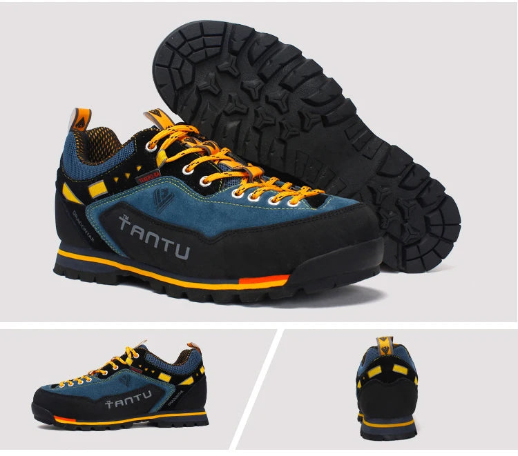 TANTU Waterproof Hiking Shoes Mountain Climbing Shoes Outdoor Hiking Boots Trekking Sport Sneakers Men Hunting Trekking