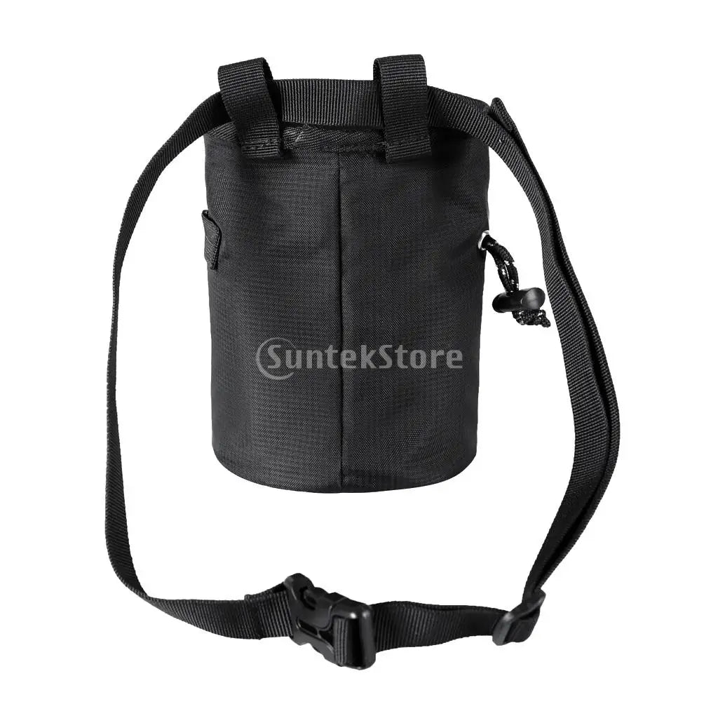 Gymnastics Rock Climbers Magnesium Powder Storage Bag Adjustable Waist Belt Nonslip Chalk Bag Weightlifting Climbing Equipment