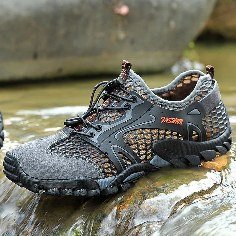 Plus Size 39-50 Hiking Trekking Shoes Men Non-Slip Breathable Outdoor Sport Climbing Tactical Shoes Desert Training Sneakers