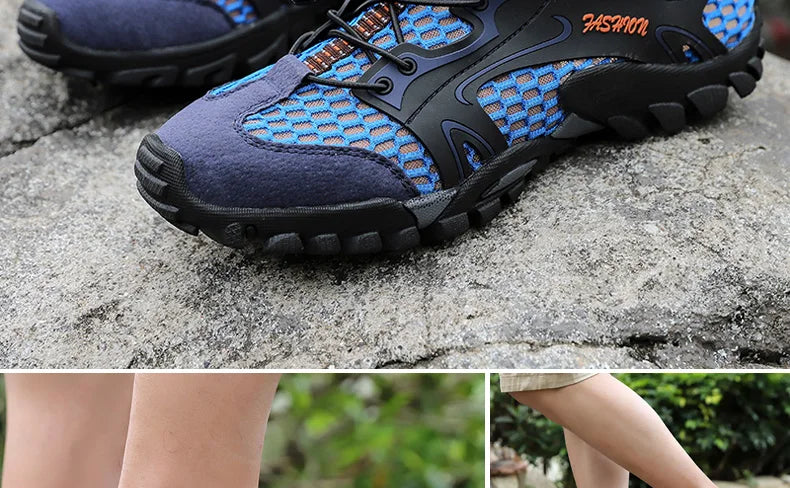 Plus Big Size 49 50 51 52 Summer Outdoor Hiking Shoes Men Trekking Mountain Climbing Tracking Treking Aqua Shoes Trail Running