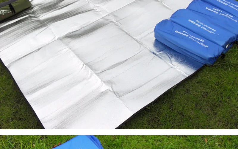 Aluminum Foil Moisture-proof Pad Outdoor Camping Waterproof Tent Footprint Portable Picnic Mat Lightweight HIking Sleeping Pad