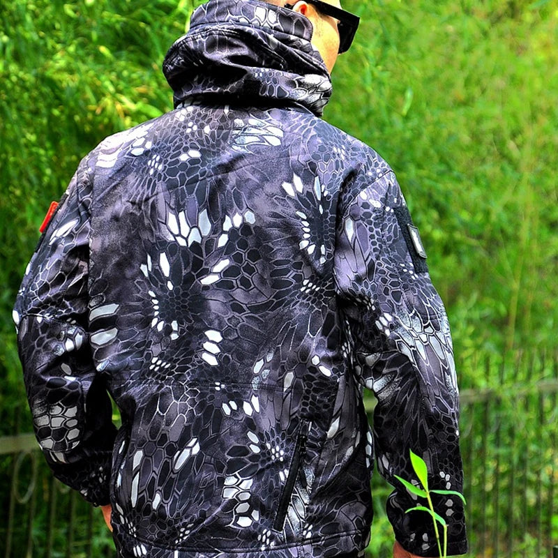 Waterproof Shark Skin Soft Shell Jacket or Pants Men Tactical Camouflage Jacket Winter Autumn Coat Clothes