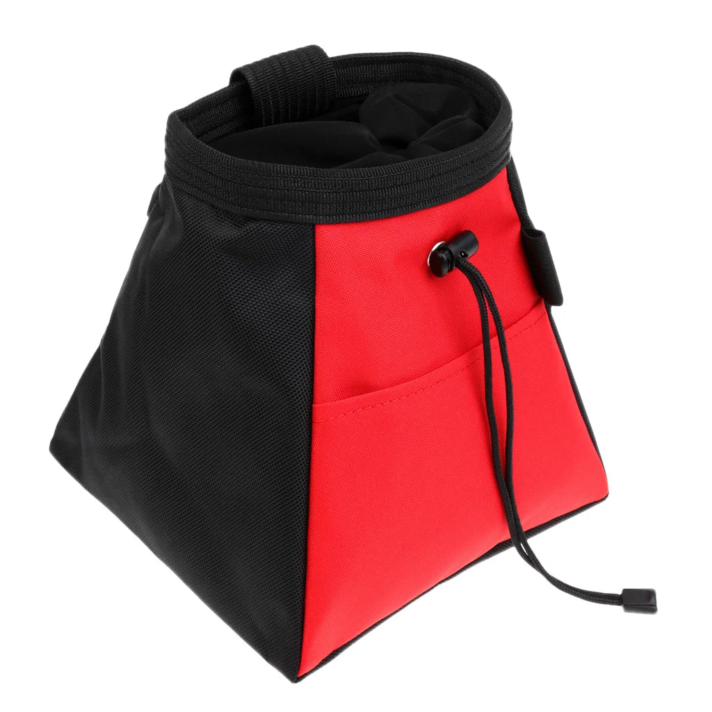 Rock Climbing Bouldering Weightlifting Chalk Storage Bag Bucket Pouch for Camping Caving Surfing Kayak Outdoor Sports Accessory