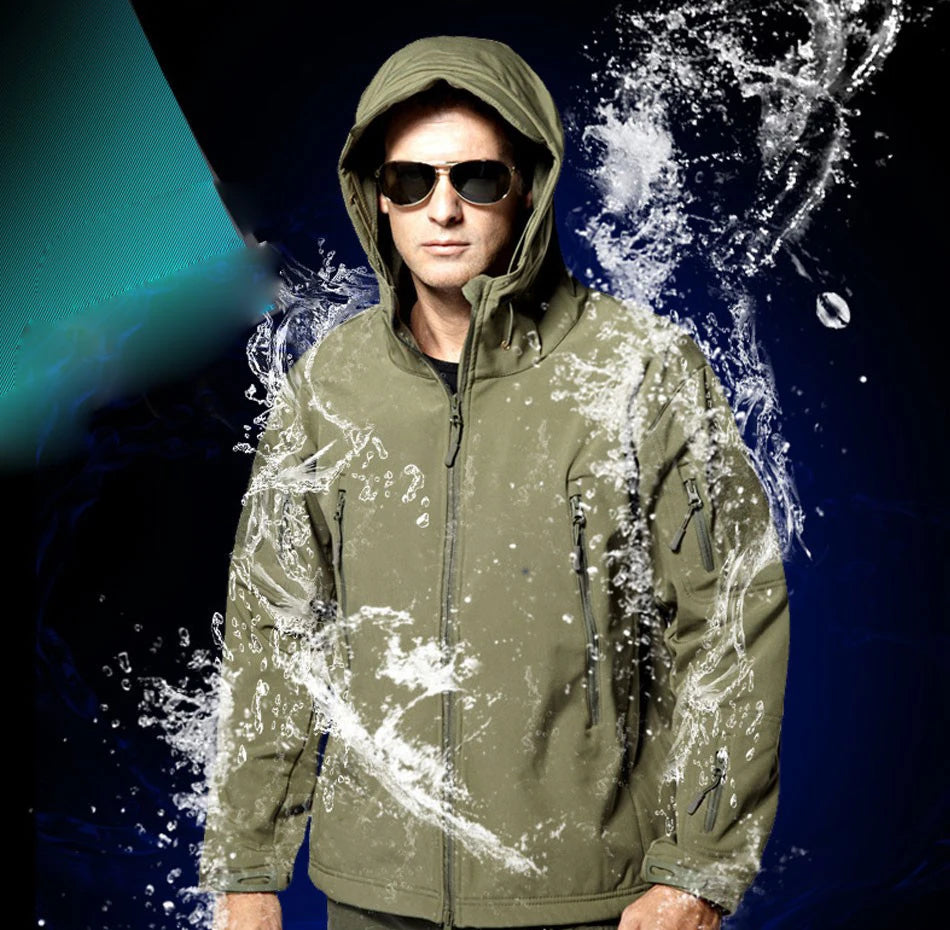 Waterproof Shark Skin Soft Shell Jacket or Pants Men Tactical Camouflage Jacket Winter Autumn Coat Clothes