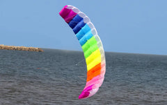 HOT SELL New 2.7m  Dual Line  Power Parafoil Kite Boarding / Surfing So Exciting and Good Flying