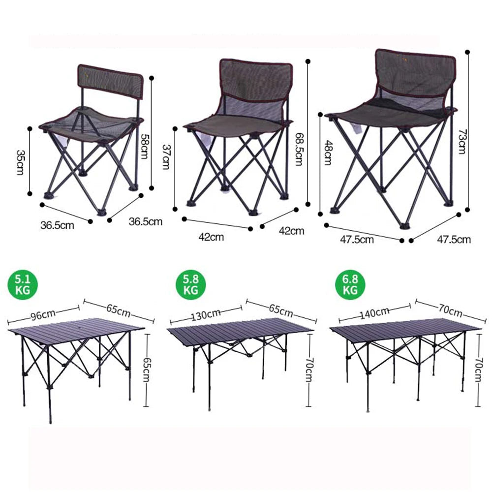 Portable Camping Lightweight Chair Beach Folding Moon Outdoor Chairs for Relax Tourist Pool Garden Lounger Carabiner for Fishing