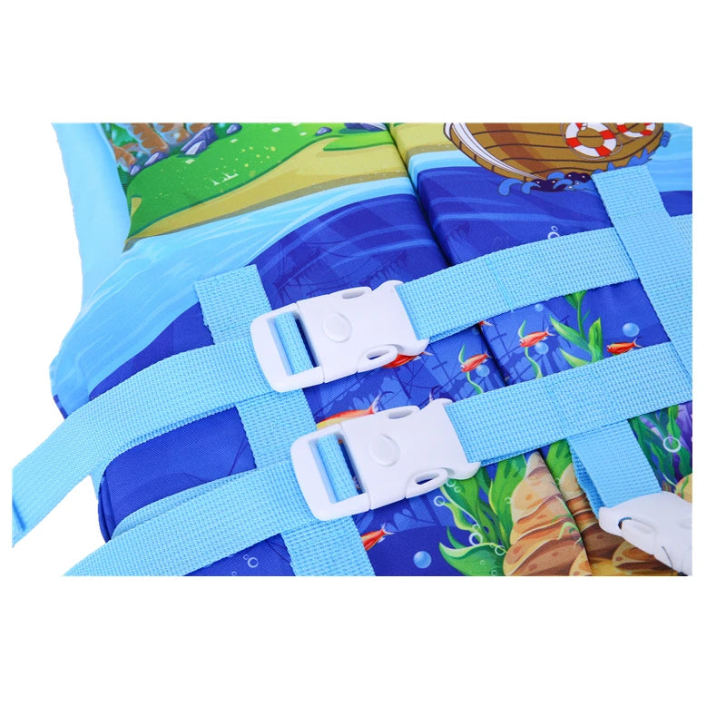 2021 Kids Life Vest Floating Girls Jacket Boy Swimsuit Sunscreen Floating Power Swimming Pool Accessories for Drifting Boating