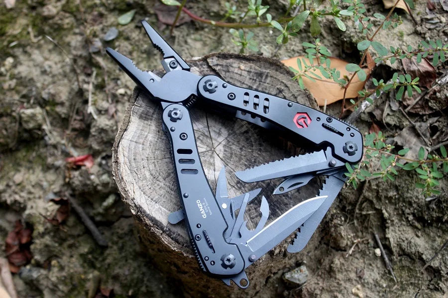 Ganzo Knife G302B Multi Tool Plier Bits EDC Survival Multitools Pliers 26 in 1 Outdoor Multifunction folding knives  Camping