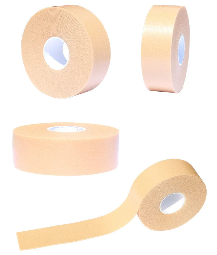 1-Roll 2.5cm*5m Elastic Waterproof Foam Tape Wear-Resistant Bandage Sticker Wound Dressing Sports Sprain Treatment First Aid Kit