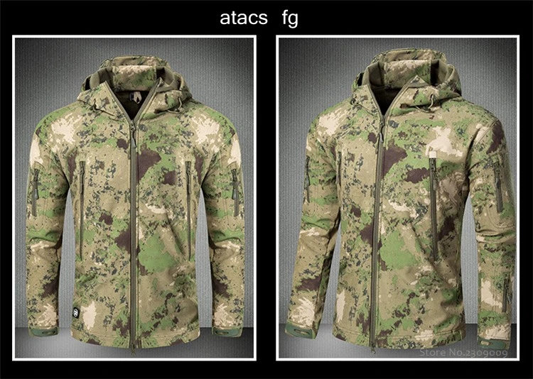 Waterproof Shark Skin Soft Shell Jacket or Pants Men Tactical Camouflage Jacket Winter Autumn Coat Clothes