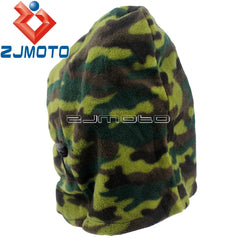 Motorcycle Cycling Fleece Balaclava Full Face Mask Neck Windproof Outdoor Ski Warm Mask Multicolor Mountaineering Helmet Hood