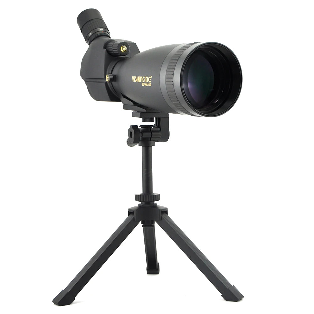 Visionking 30-90x100 Powerful Spotting Scope Dual speed focus Optics Hunting Birdwatching Observation Telescope With Tripod