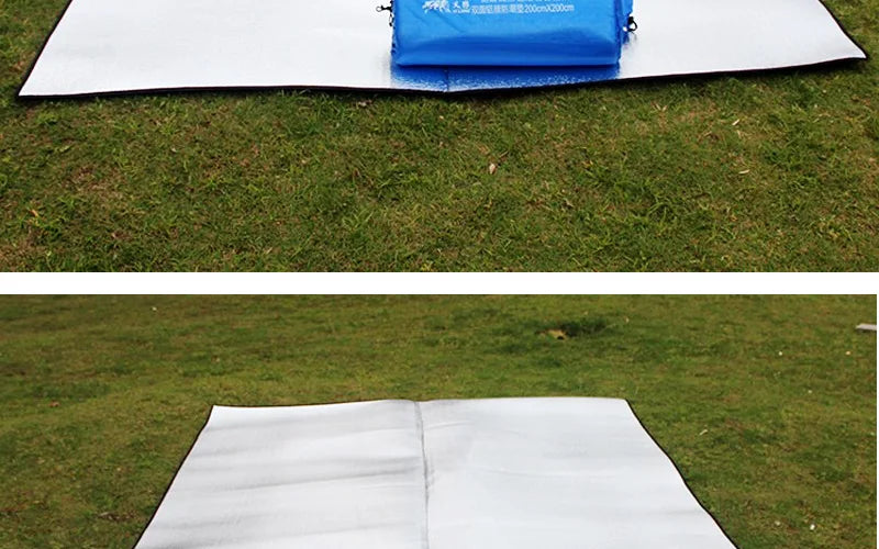 Aluminum Foil Moisture-proof Pad Outdoor Camping Waterproof Tent Footprint Portable Picnic Mat Lightweight HIking Sleeping Pad