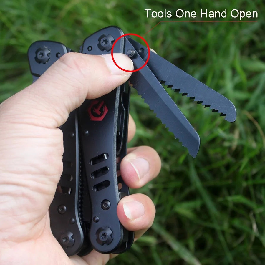 Ganzo Knife G302B Multi Tool Plier Bits EDC Survival Multitools Pliers 26 in 1 Outdoor Multifunction folding knives  Camping