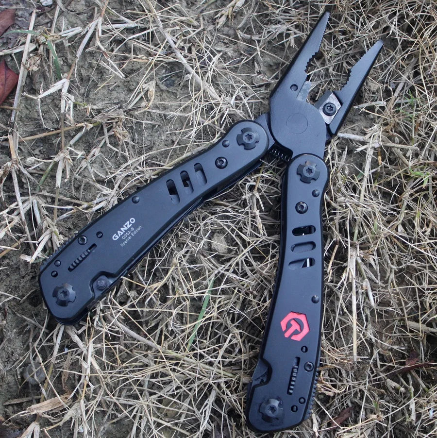 Ganzo Knife G302B Multi Tool Plier Bits EDC Survival Multitools Pliers 26 in 1 Outdoor Multifunction folding knives  Camping