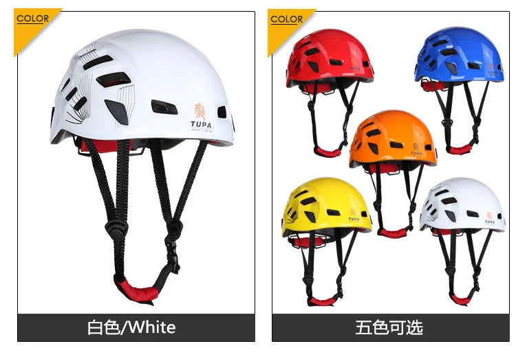 New High Strength Durable Adjustable Colorful Helmet PC+EPS Resistance Professional For Rock Climbing Mountaineering