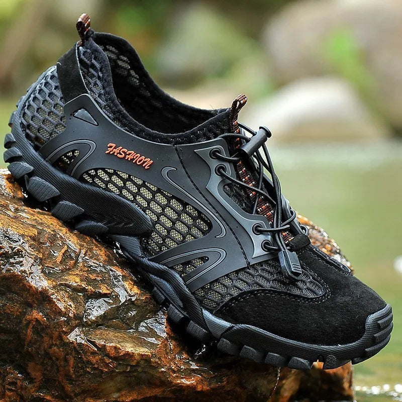 Plus Size 39-50 Hiking Trekking Shoes Men Non-Slip Breathable Outdoor Sport Climbing Tactical Shoes Desert Training Sneakers