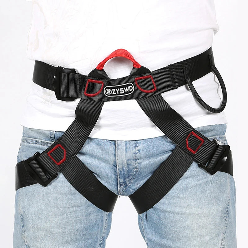 Outdoor Climbing Harness Bust Seat Belt Professional Rock Climbing Mountaineering Belt Safety Harness Rappelling Equipment