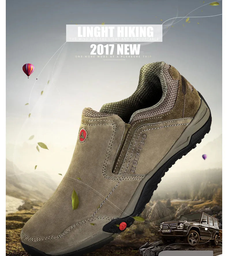 new hiking shoes outdoor trekking zapatillas deportivas camping hombre climbing senderismo hunting boots men sport leather