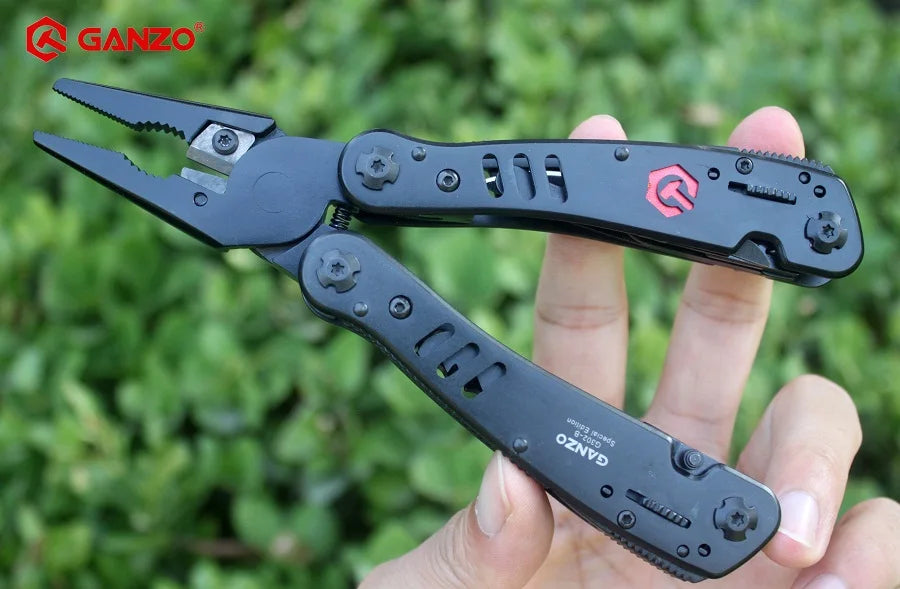 Ganzo Knife G302B Multi Tool Plier Bits EDC Survival Multitools Pliers 26 in 1 Outdoor Multifunction folding knives  Camping