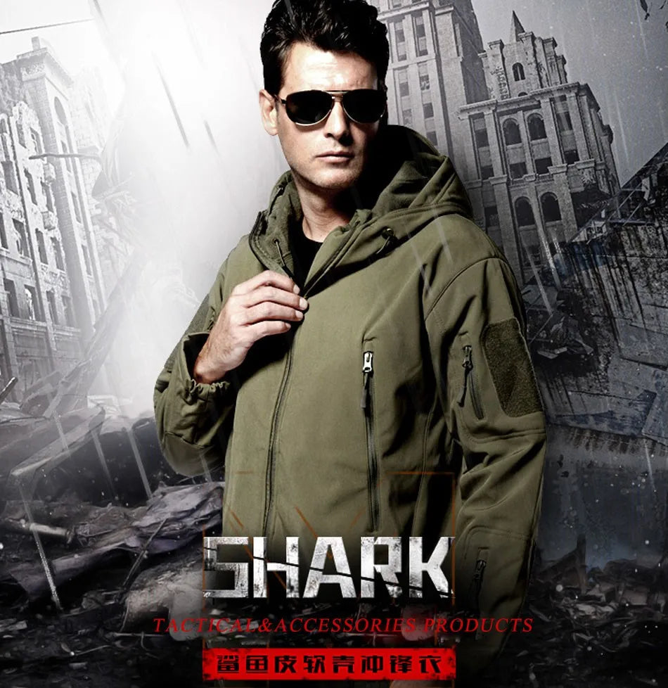 Waterproof Shark Skin Soft Shell Jacket or Pants Men Tactical Camouflage Jacket Winter Autumn Coat Clothes