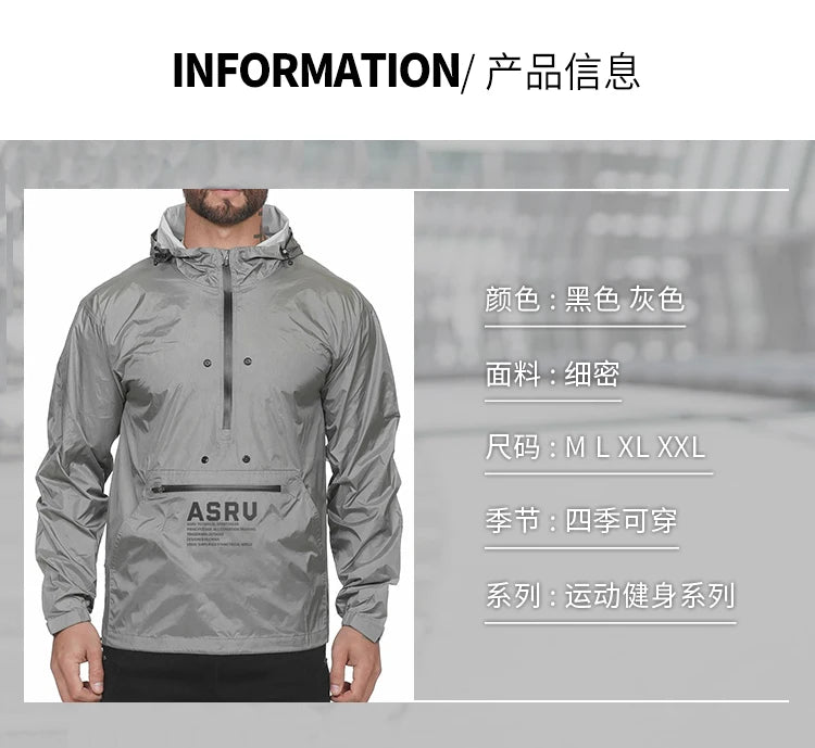 Men's Windbreaker Waterproof Running Jacket Soft Shell Hunting Clothing Hiking Coats Windproof Outdoor Softshell Fitness Jackets