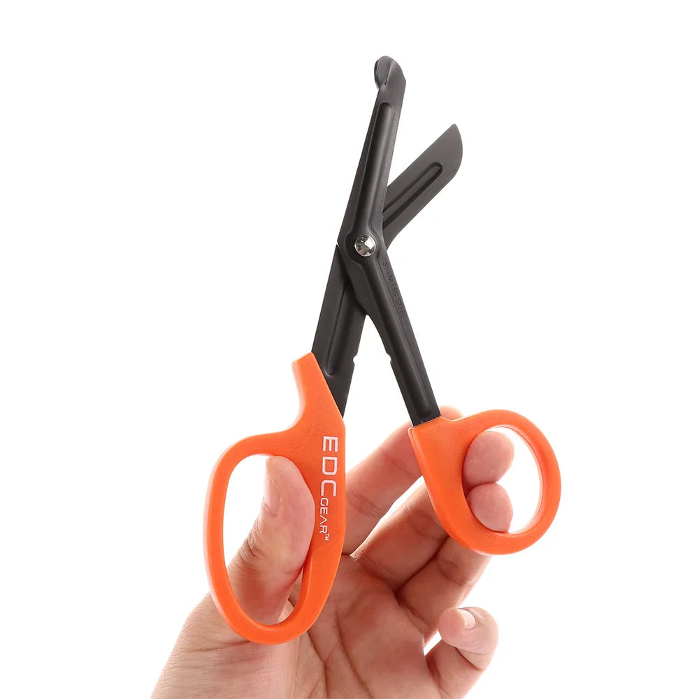 18.3cm EMT EDC Multi Function Rescue Scissor Trauma Gauze Emergency Aid Shear Home Utility Camp Outdoor Tools