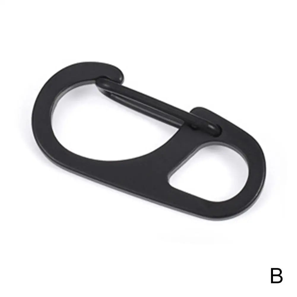 1/5PCS Mini Carabiner Clips Tiny Alloy Spring Snap Hook Keychain Clasps EDC Small Hanging Buckle for Backpack Camping Bottle