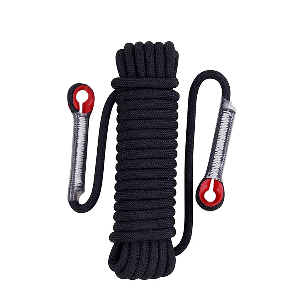 Outdoor 8mm Climbing Rope Rock High Strength Static Survival Emergency Fire Rescue Safety Rope Cord Hiking Accessory Equipment