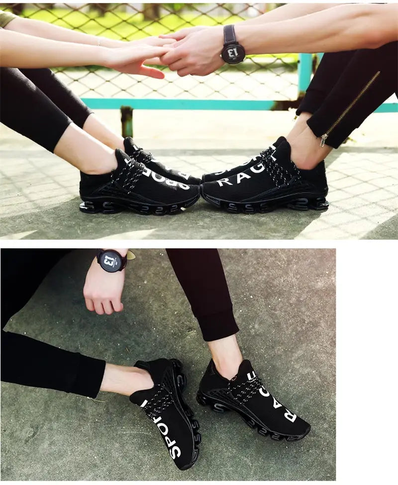 Large Size Summer Damping Women's Running Shoes Men Sport Sneakers Woman Sports Shoes Women Black Red Kids Trainers Gym GME-1839