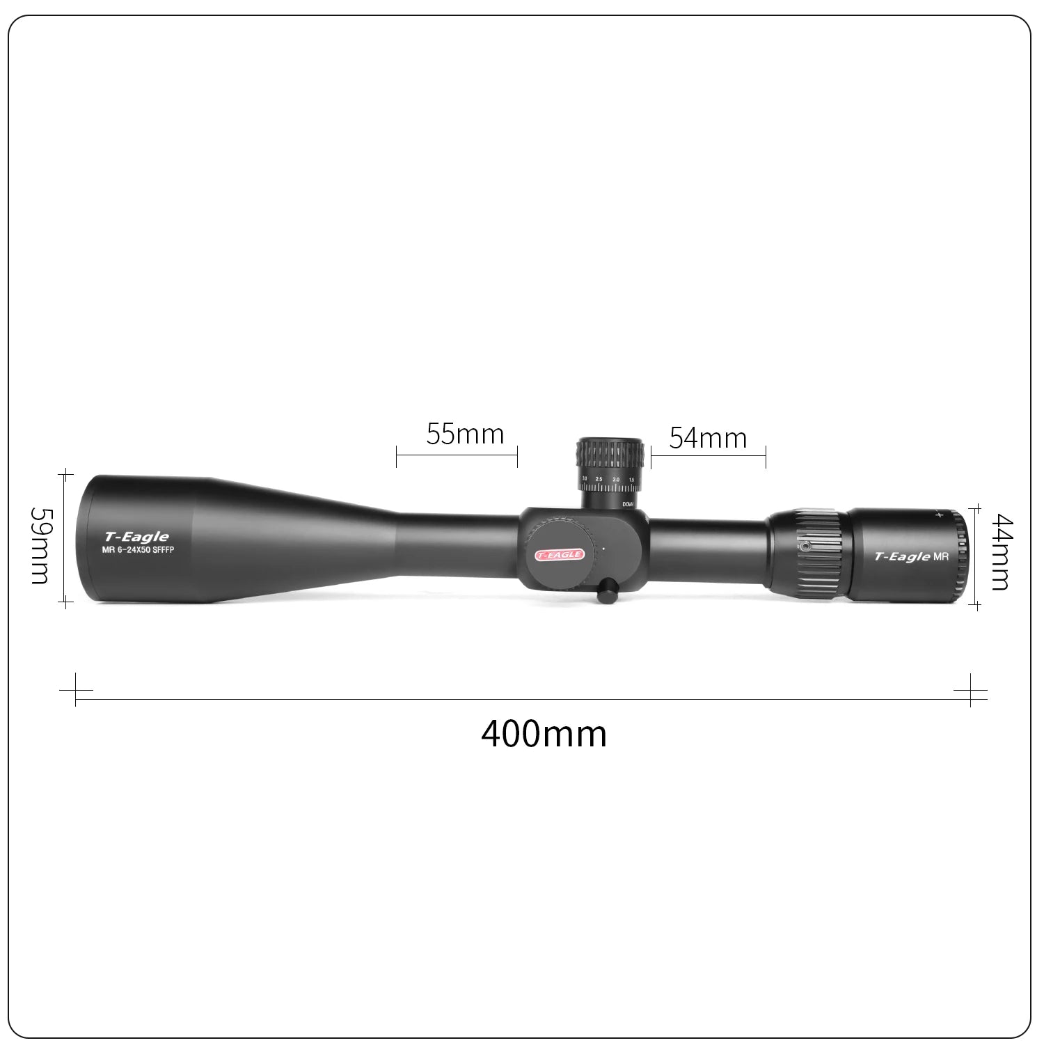 T-Eagle Optics MR6-24X50 SF FFP First Focus PlaneTactical Riflescope Spotting  Rifle Scope Hunting Collimator Air Gun Sight