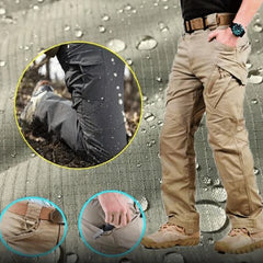 Waterproof Pants Men's Casual Work Walking Combat Cargo Multi-Pocket Pants Army Long Trousers Clothing брюки мужские Trekking