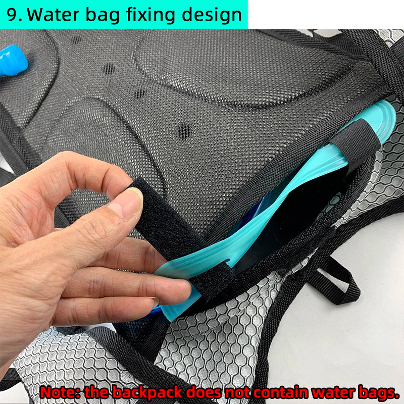 5L Outdoor Sport Cycling Backpack Camping Water Bag Storage Hydration Pack Pocket UltraLight Hiking Bike Riding Bladder Knapsack