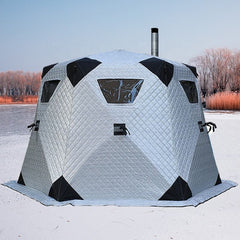 Windproof and Snow-Resistant Winter Fishing Tent – Warm and Durable Outdoor Camping Shelter