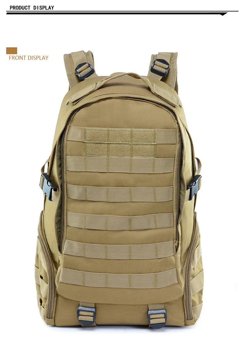 Military Tactical Backpack 900D Oxford Men's Outdoor Camping Mountaineering Water Release Sports Backpack Hunting Molle Bag