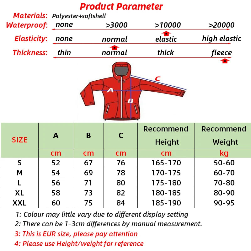 Customize LOGO Waterproof Hiking Clothing Thermal Fleece Softshell Jacket Men Hoodie Windproof Ski Climb Hunting Fishing Clothes