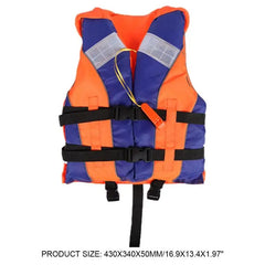 Kids Life Jacket Children Swimming Boating Life Vest with Whistle Reflective Strips Safety Life Vest Water Sports Protection