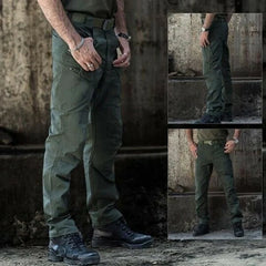 Waterproof Pants Men's Casual Work Walking Combat Cargo Multi-Pocket Pants Army Long Trousers Clothing брюки мужские Trekking