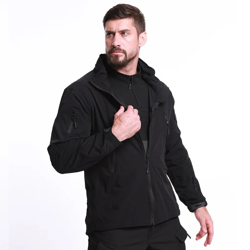 ESDY Sports Jacket Thin Single Layer Sunscreen Skin Clothing Outdoor Climbing Combat Tactical Swat Hiking Trekking Fishing Suits