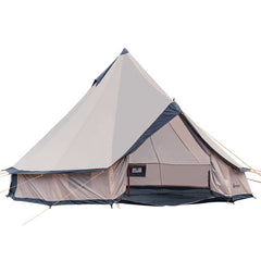 Fire-Resistant Waterproof Cotton Canvas Bell Tent - 3M, 4M, 5M Options for Luxury Outdoor Camping & Glamping