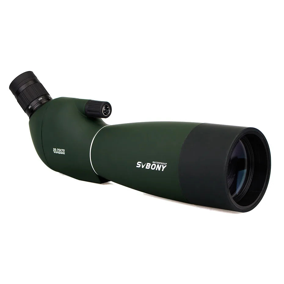 SVBONY SV28 Spotting Scopes with Tripod,25-75x70,Waterproof,Range Shooting Scope,Compact, for Target Shooting,Wildlife Viewing